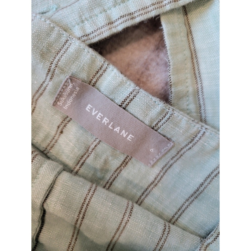 Everlane Linen Cropped Boxy Tank Top – Women's 6 - Picture 5 of 11